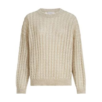 Brunello Cucinelli Mujer, Jerseys, Beige, Talla: M