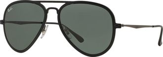 Ray-Ban Mens Aviator Sunglasses, Matte Black (601s71), 56 UK