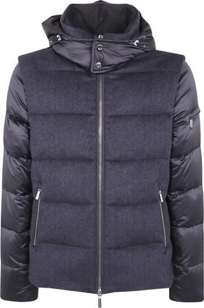 Moorer Casciano Jas - Heren - Winterjassen - Grijs - S - Wol - Jassen