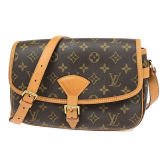 Louis Vuitton Sologne Monogram Canvas Brown Canvas Handbag (Pre-Owned)