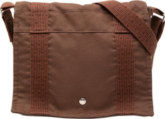 Hermès Brown Canvas Herline Messenger