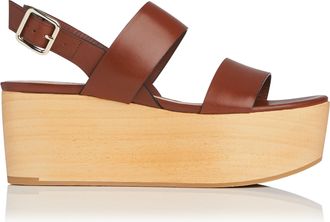 L.k. Bennett Womens Colleen Sandal, Brown Leather - Size UK 8