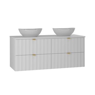 Petits Meubles Mueble lavabo estratificado Blanco
