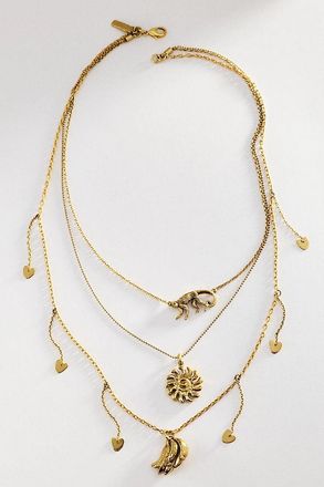 Alemais ALEMAIS Jem Layered Charm Necklace