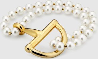 Gucci Bracelet With Stirrup, Gold-toned metal, Gold-toned metal