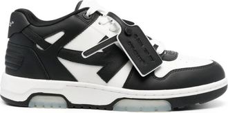 Off-white Schoenen, Heren, Zwart, 43 EU, Zwart/Wit Arrows Motif Sneakers