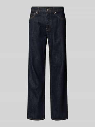 Tommy Hilfiger Straight Fit Jeans aus reiner Baumwolle Modell DOVER in Dunkelblau, Gr&ouml;&szlig;e 30/32