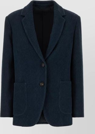 Brunello Cucinelli knit single breasted coat