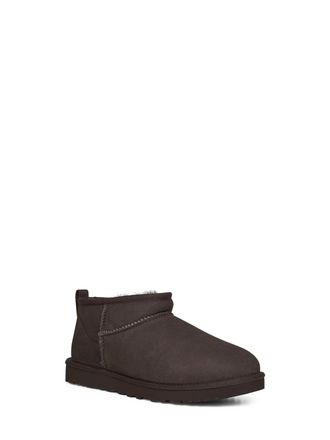 UGG Mens Ankle Boots Classic Ultra Mini Brown Other Materials