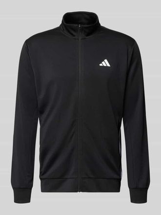 adidas Regular Fit Trainingsjacke mit Label Print in Black, Gr&ouml;&szlig;e XXL