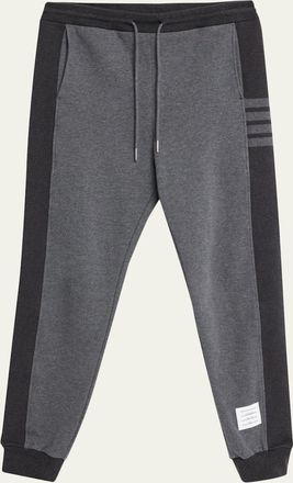 Thom Browne Mens 4-Bar Colorblock Sweatpants