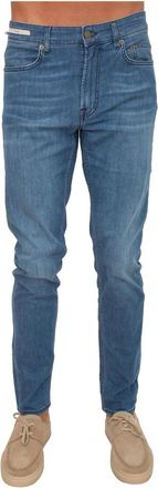 Siviglia Palazzo D0025 - Heren - Slim Fit Jeans - Blauw - W40 - Katoen - Jeans
