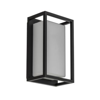 Lucande Lucande - L&aacute;mpara De Pared Led Exterior ilirian En Negro Aluminio
