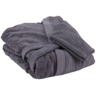 cofan Cofan - Albornoz Gris Antracita Gr.500/m2 Modelo Piedra Talla Xxl