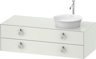 Duravit Duravit - Tulip Blanco, Mueble De Ba&ntilde;o Colgado En La Pared, Ancho