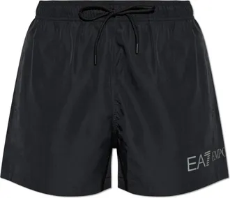 Emporio Armani Emporio Armani Ea7, Uomo, Costumi da bagno, Nero, XL, new