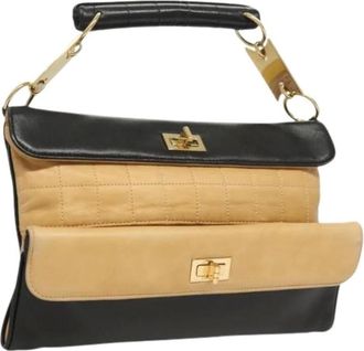 Chanel Pre-owned Handbags, female, Multicolor, Size: ONE SIZE Pre-owned Chocolate bar CC Handbag
