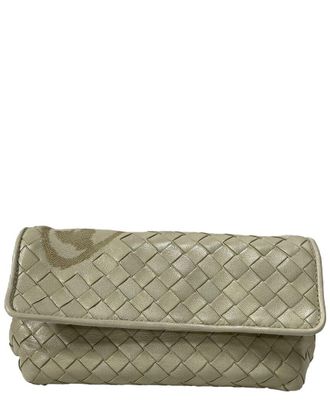 Bottega Veneta Butterfly Intrecciato Flap Clutch Bag (Authentic Pre-Loved)