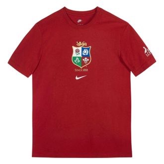 Nike Heren British & Irish Lions T-Shirt (Pepper Red/Wit)