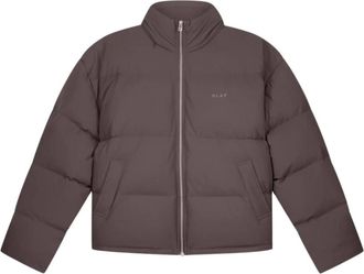 Olaf Hussein Puffer Jacket - Heren - Jassen - Bruin - Maat: L Poliester