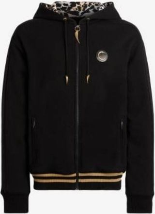Roberto Cavalli Cotton Zip-Up Regular Fit Hoodie, Size Medium