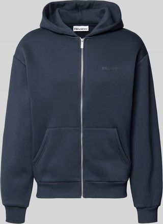 Review Regular Fit Sweatjacke mit Rei&szlig;verschluss in Marine, Gr&ouml;&szlig;e XXL