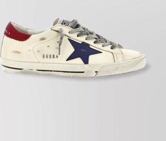 Golden Goose distressed star detail sneakers