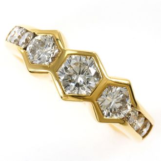 C&A Yellow Gold Yellow Gold (18K) Band Ring (Pre-Owned)