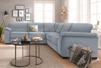 Sit&more Ecksofa »Montego L-Form« wahlweise mit Bettfunktion und Schubkasten