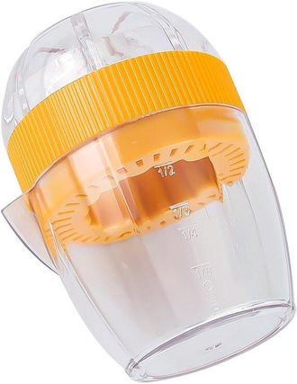 OEM Exprimidor Manual Pr&aacute;ctico Para Naranjas Y Limones Con Tapa, Pr&aacute;ctico Clip Para Frutas, Utensilio De Cocina, Amarillo