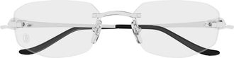 Cartier Glasses, unisex, Gray, Size: 55 MM Ct0601O