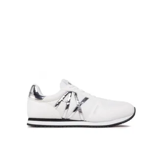 A|X Armani Exchange Sneakers, female, White, Size: 9 US Sneaker Camoscio