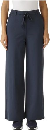 Maison Margiela Broeken, Dames, Blauw, S, Wijde Broek