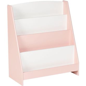Beliani Beliani - Scaffale per bambini con 4 ripiani in mdf in legno rosa pastello Liloet