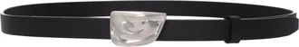 Burberry Black Leather Regular Womens Belt