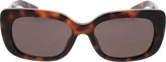 Gucci Zonnebril - Dames - Zonnebrillen - Bruin - ONE Size - Accessoires