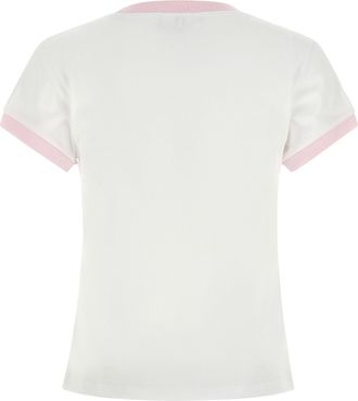Ganni Fairy-Print Cotton T-shirt - Cream