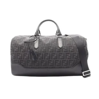 Fendi Pre-owned Weekend Bags, male, Black, Size: ONE SIZE Pre-owned Vintage Boston Bag