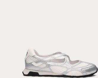 Ash Womens Kore Low Profile X-Band Sneaker In Silver/white