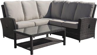 Courtyard Casual Cheshire 4 Pc Recline Sectional Set
