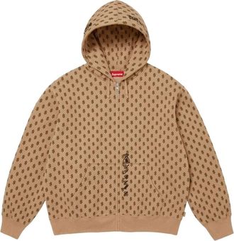 SUPREME FW26 God Over Money Zip Up Hooded Sweatshirt Money SUP-FW26-044-MLT