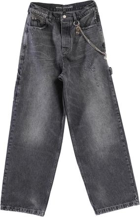 Marc Jacobs Vintage Oversized Cargo Jeans in Grijs - Dames - Regular Fit Jeans - Grijs - W30 - Katoen - Jeans