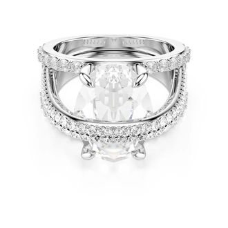 Swarovski Hyperbola Cocktail Ring - Dames - Ringen - Grijs - 55 MM - Accessoires