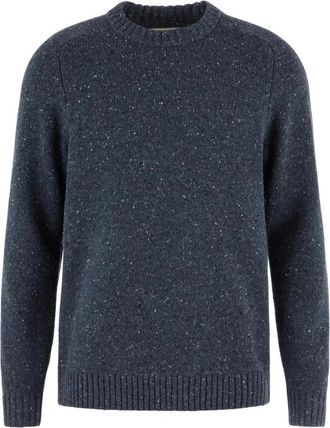 Fj&auml;llr&auml;ven &Ouml;vik Neps Knit Sweater - Heren - Truien - Blauw - Maat: 2XL Wol