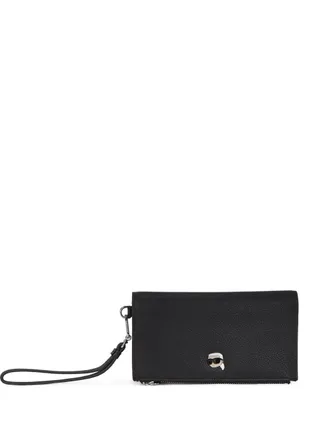 Karl Lagerfeld Ikon wallet - women - Polyurethane - One Size - Black