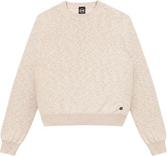 Colmar Rondgebreide Trui - Dames - Ronde hals truien - Beige - M - Truien & Vesten