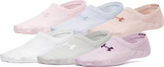 Under Armour Vanish 6-Pack No-Show Socks in 698 Mauve Pink at Nordstrom, Size Medium