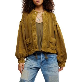 Free People Cute In This Cardigan in Fir Green at Nordstrom Rack, Size X-Small