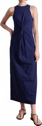 Apiece Apart Magna Twisted Tank Dress In Navy