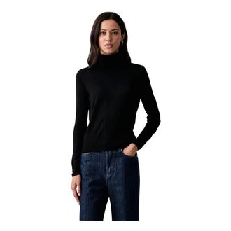 Twinset Coltrui met Lurex - Dames - Truien - Zwart - Maat: XS Zijde
